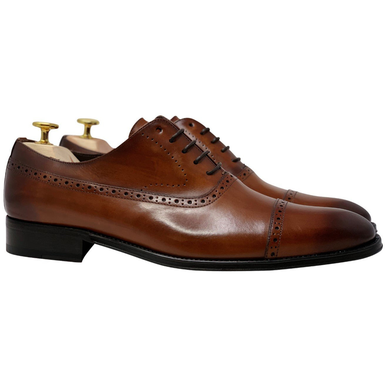 cognac leather dress shoes Hennessy Cognac Dress Shoes
